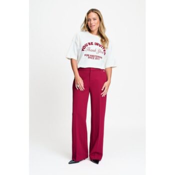 Pom Amsterdam Hose PANTS - Lara Burgundy Red SP9760