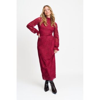 Pom Amsterdam Rock SKIRT - Holly Lace Burgundy Red SP9771