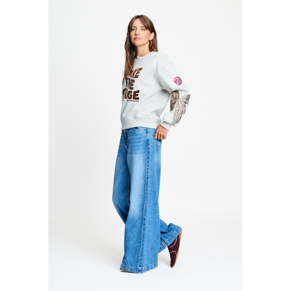 Pom Amsterdam Sweatshirt SWEATER - Sascha Take The Stage SP9773
