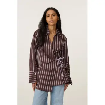 Fabienne Chapot Tamar Blouse Bluse Brown/Pink Candy