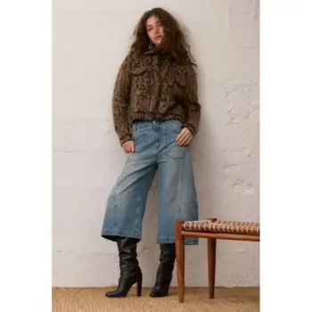 Oui Culotte 100029 denim medium