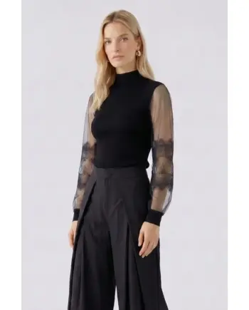 Oui Pullover 100061 black