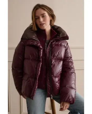 Oui Outdoorjacke 99959 bramble berry