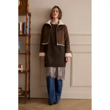 Oui Outdoorjacke 99958 brown