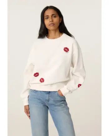 Fabienne Chapot Terry Kiss Sweater cosy white