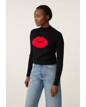 Fabienne Chapot Courtney Lips Pullover black