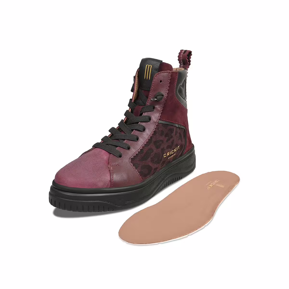 Crickit Silvia01671551 High Sneaker UBALDA bordeaux – Bild 4