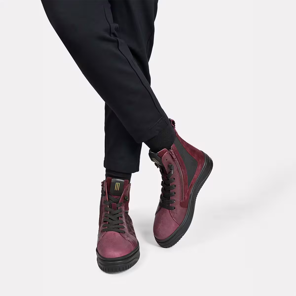 Crickit Silvia01671551 High Sneaker UBALDA bordeaux – Bild 6