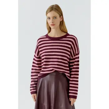 Oui Pullover 92275 dk red red