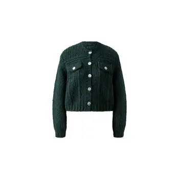 Oui Strickjacke 99763 scarab