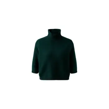 Oui Pullover 99806 scarab dunkelgrün