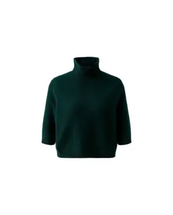 Oui Pullover 99806 scarab dunkelgrün