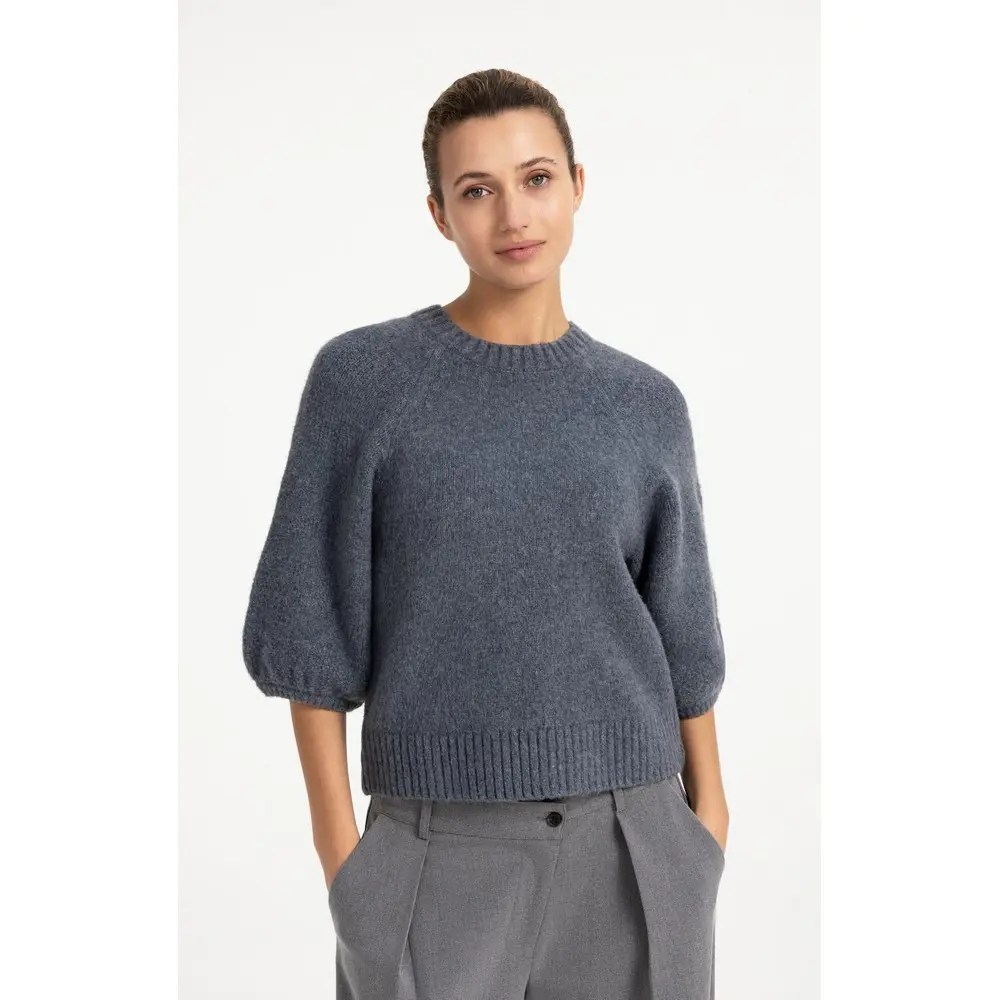 YAYA Strickpullover 01-000644-609 Arctic Seal Grey Melange