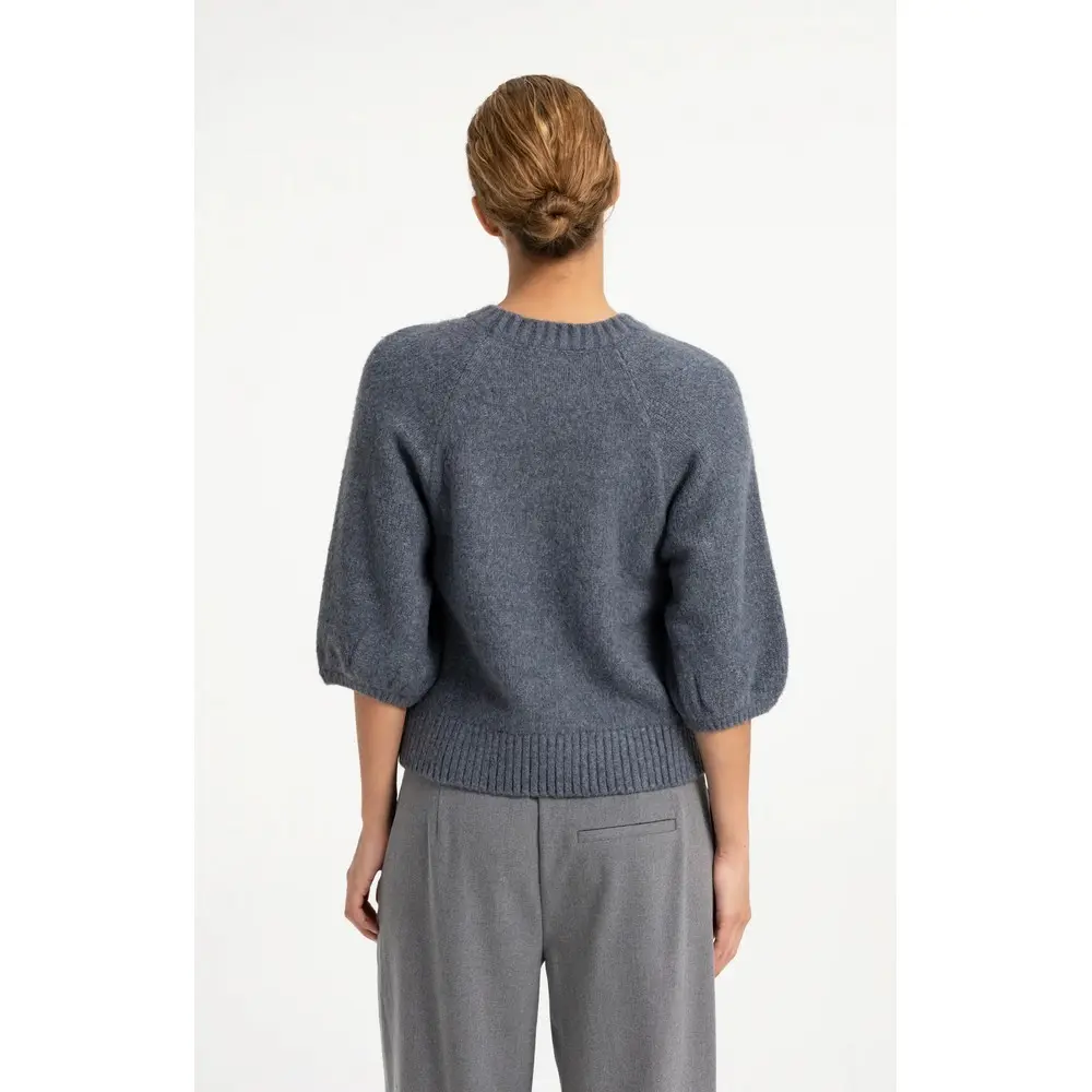 YAYA Strickpullover 01-000644-609 Arctic Seal Grey Melange – Bild 2