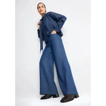 Fox's Weite Hose NAJEANS aus 100 % Lyocell blau