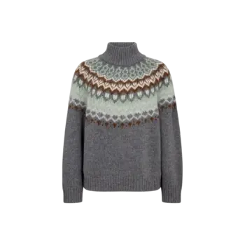 Mos Mosh 183230 MMDaya Fjord Highneck Strickpullover multi